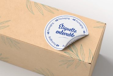 Étiquettes recto-verso enlevage 4B Packaging