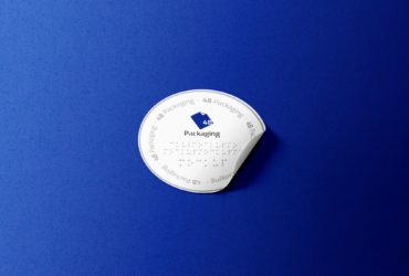 Étiquettes adhésives finition Braille 4B Packaging