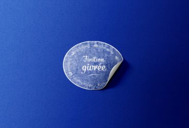 Étiquettes adhésives finition givrée 4B Packaging